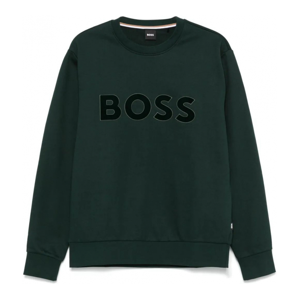 Sweatshirt 'Flocked-Logo' pour Hommes