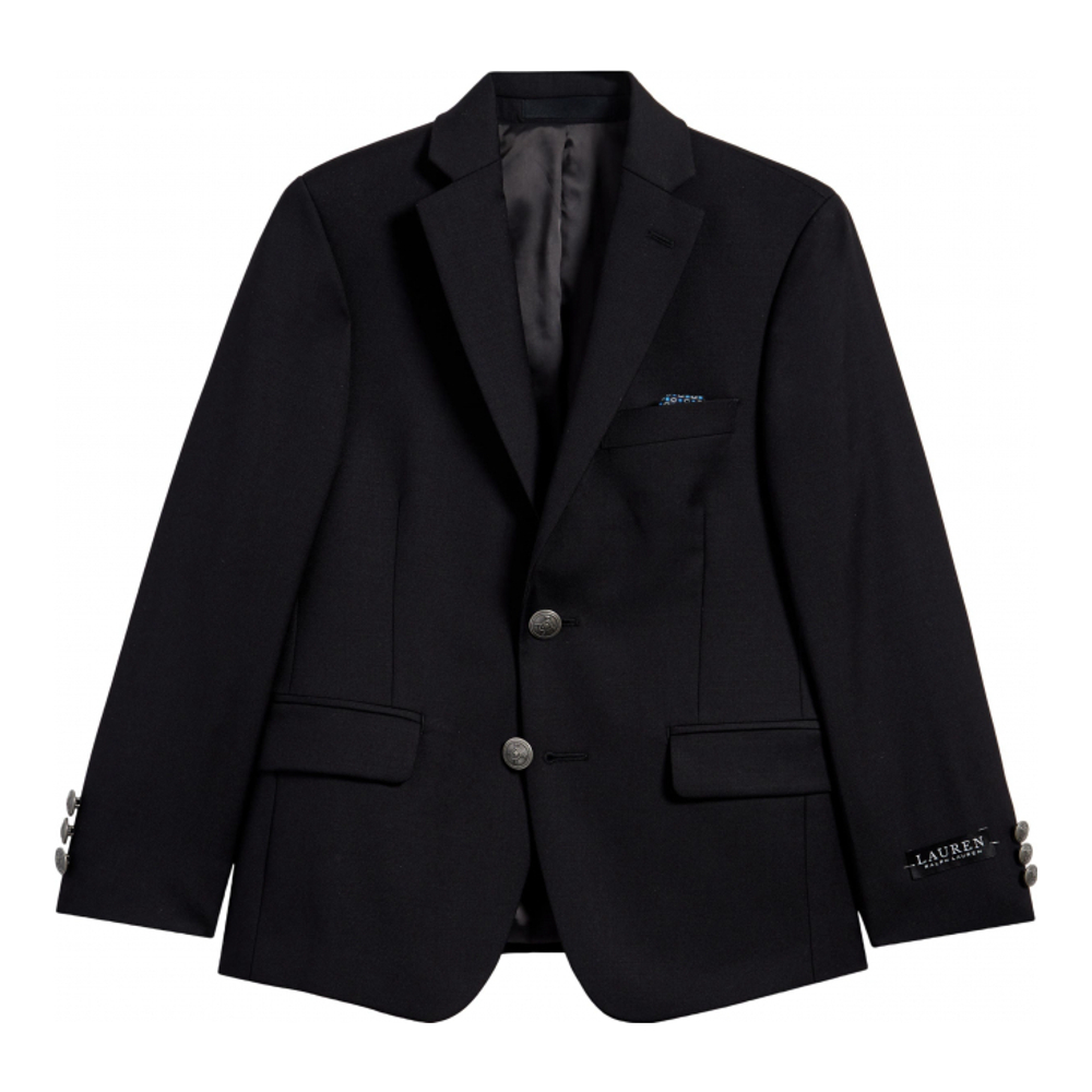 Big Boy's 'Classic Fit Black Solid Wool Blend Blazer'