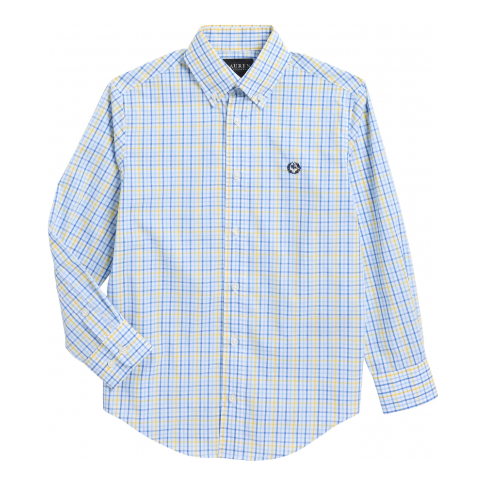 Big Boy's 'Check Button-Up Dress Shirt'