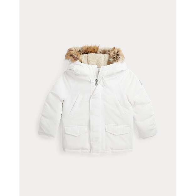 'Faux-Fur-Trim Down Parka' pour Petites filles