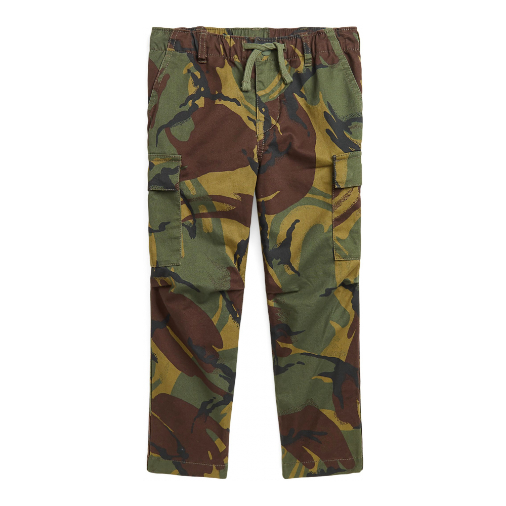 'Camo Stretch Chino Cargo Pants' pour Petits garçons