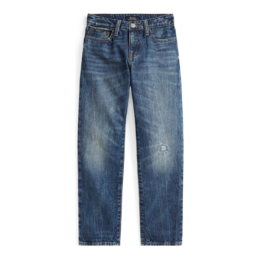 'Hampton Straight Distressed Jeans' pour Grands garçons