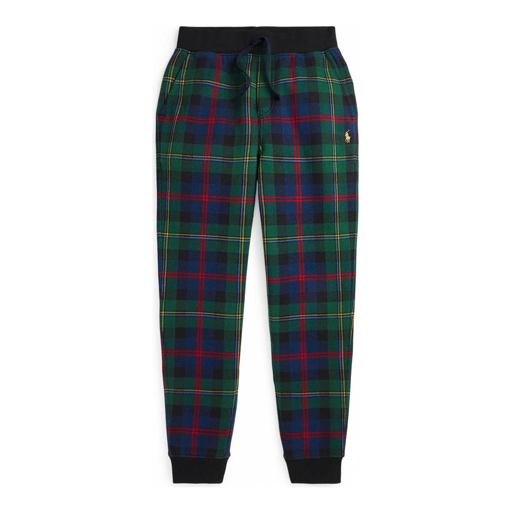 'Plaid Fleece Jogger Pants' pour Grands garçons