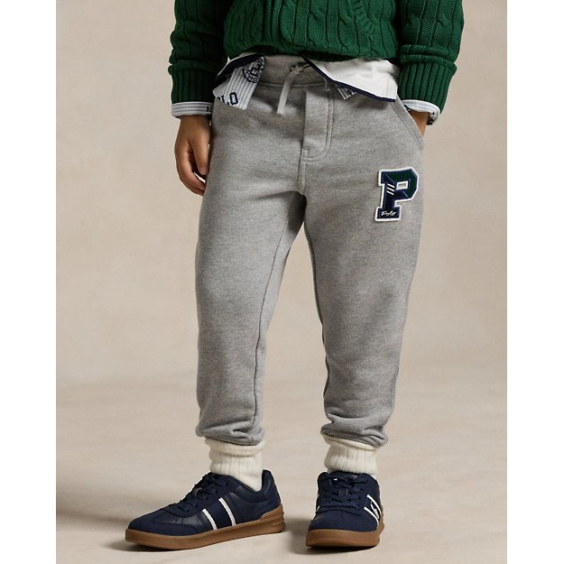 'Fleece Letterman Jogger Pant' pour Petits garçons