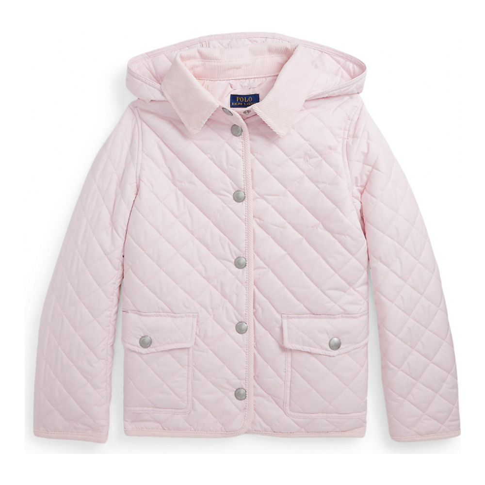 Little Girl's 'Quilted Barn Jacket'