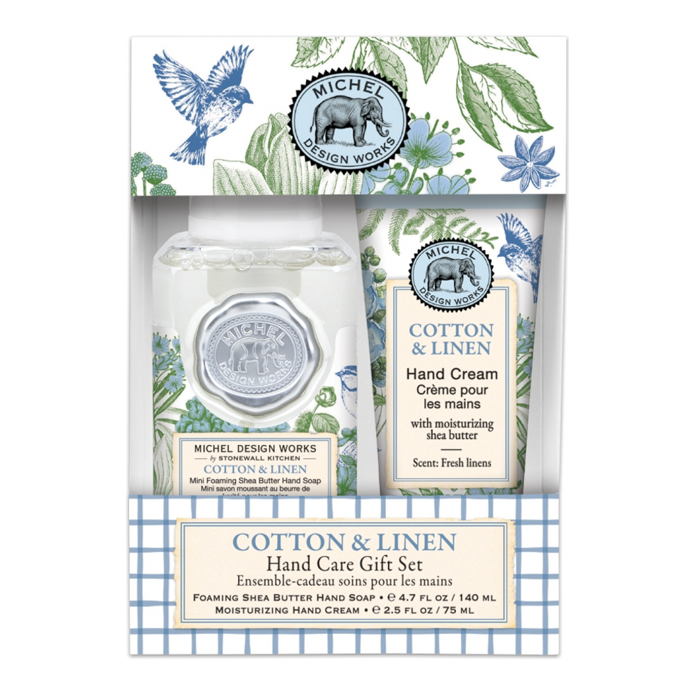 'Cotton & Linen' Hand Care Set - 2 Pieces