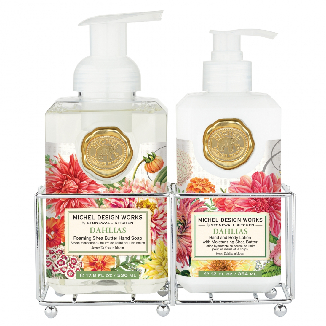 'Dahlias' Hand Care Set - 2 Pieces