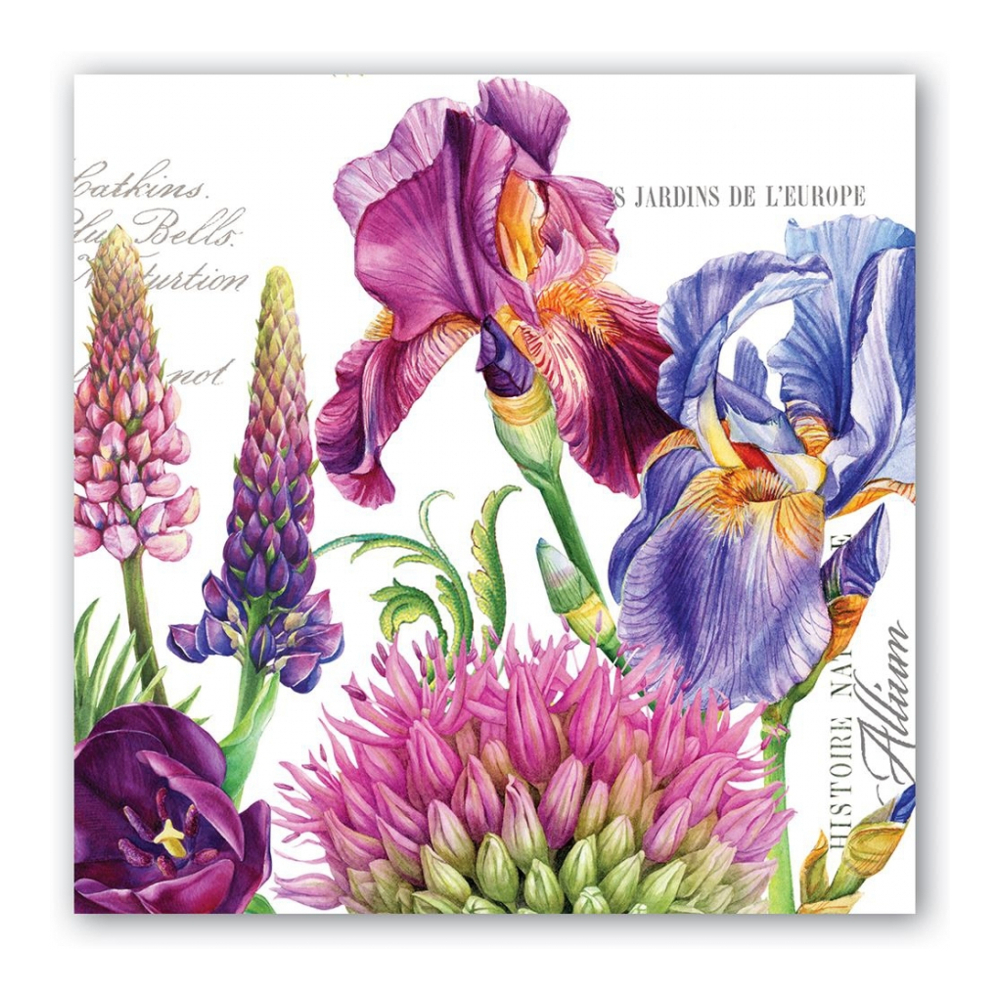 'Deborahs Garden' Napkins - 12.5 x 12.5 cm - 20 Pieces