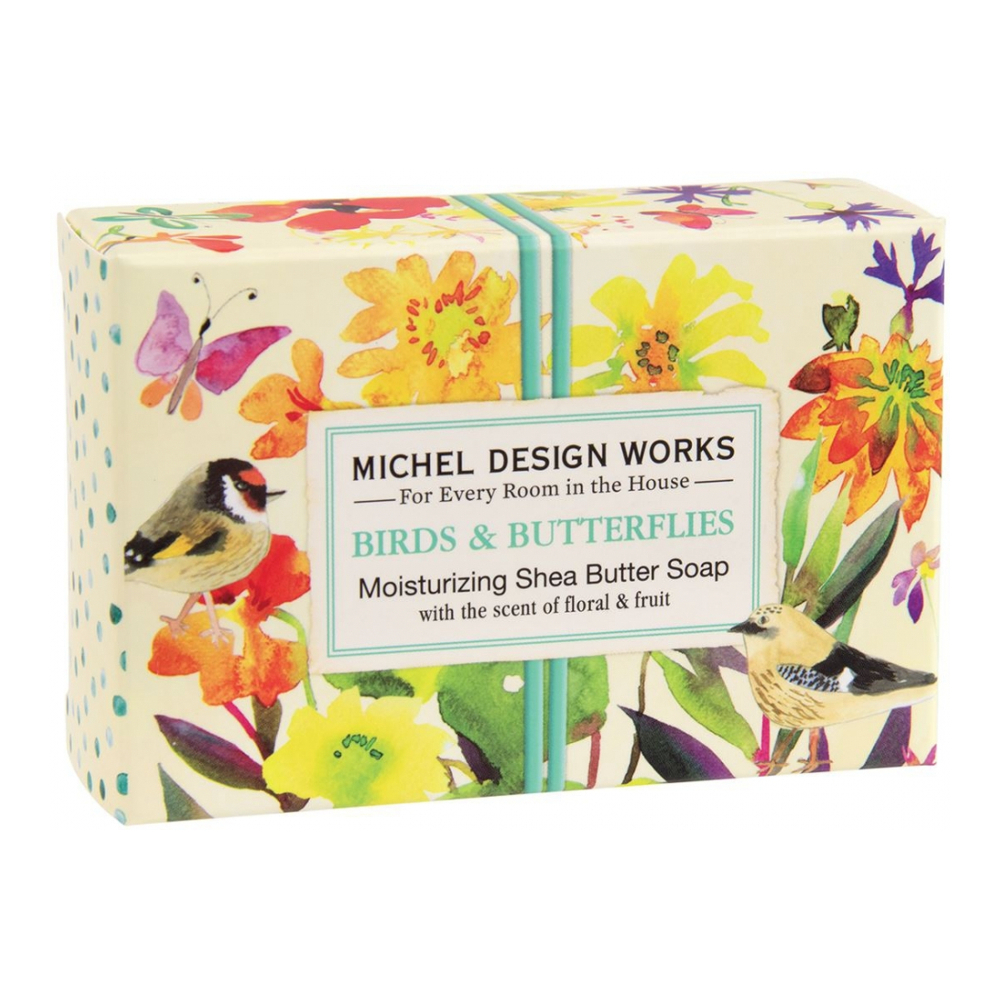 'Birds & Butterflies' Soap Bar - 127 g