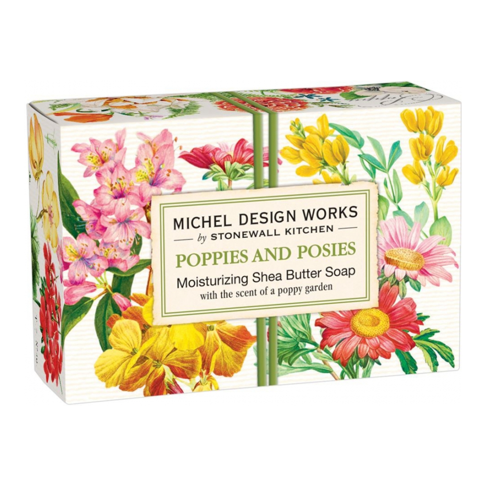 'Poppies and Posies' Soap Bar - 127 g