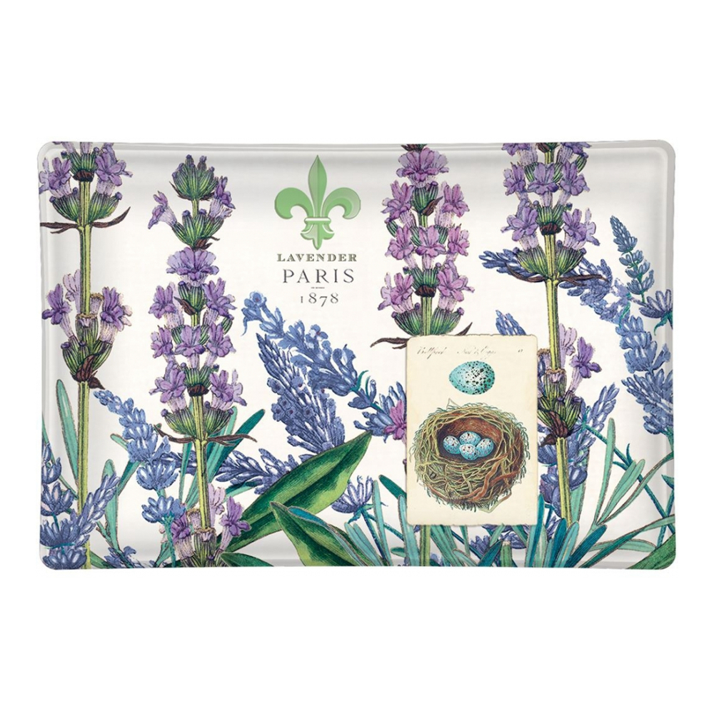 'Lavender Rosemary' Soap Dish - 14.6 x 9.5 cm