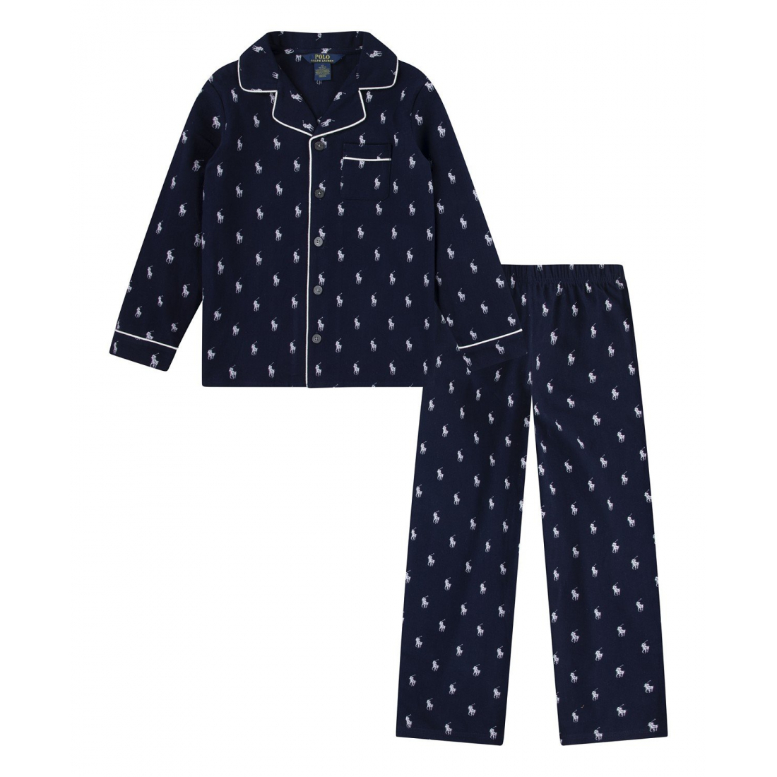 Little Boy's 'Woven Long Sleeve Top and Pant, 2-Piece Pajama Set'