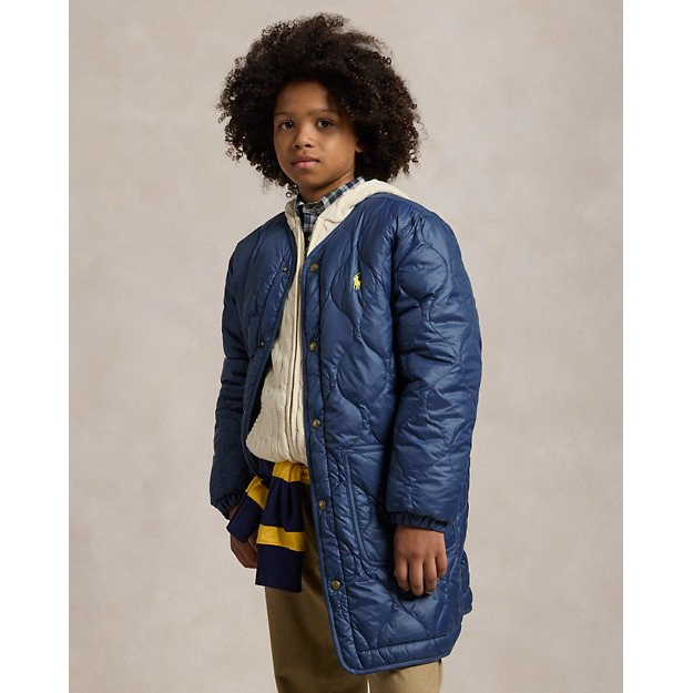 Big Boy's 'Reversible Ripstop & Fleece Down Jacket'