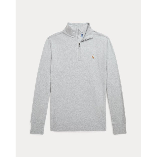 'Cotton Interlock Quarter-Zip Pullover' pour Grands garçons