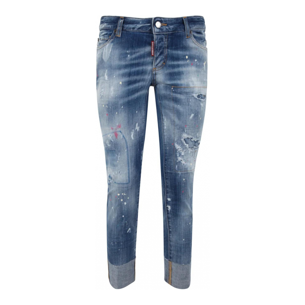Jeans coupe courte 'Light Glassy Wash Jennifer' pour Femmes