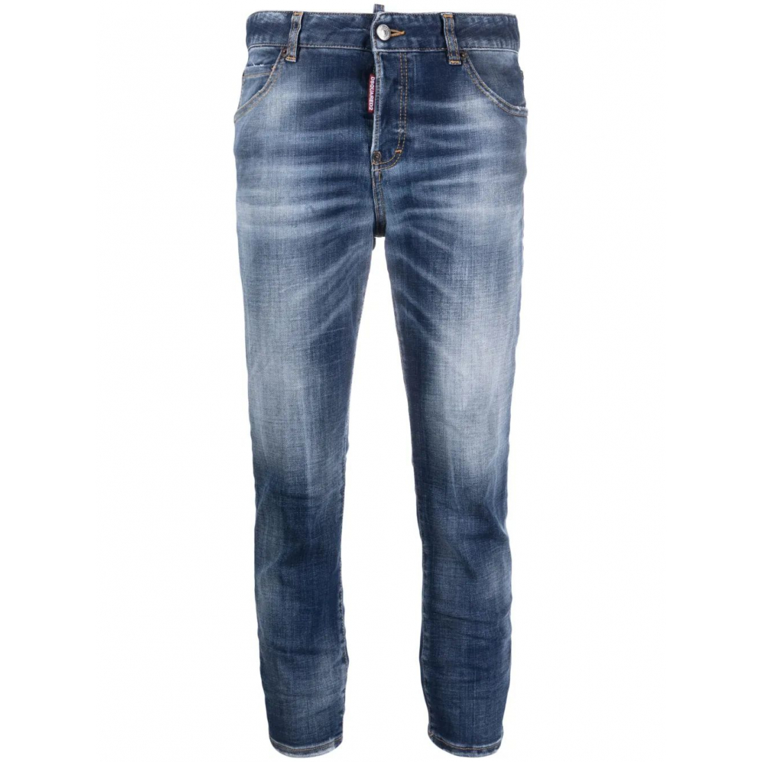 Jeans coupe courte 'Distressed' pour Femmes