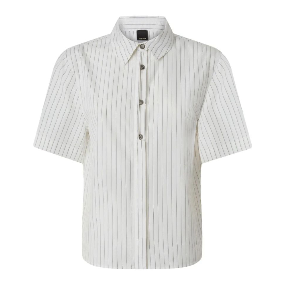 Chemise à manches courtes 'Striped' pour Femmes