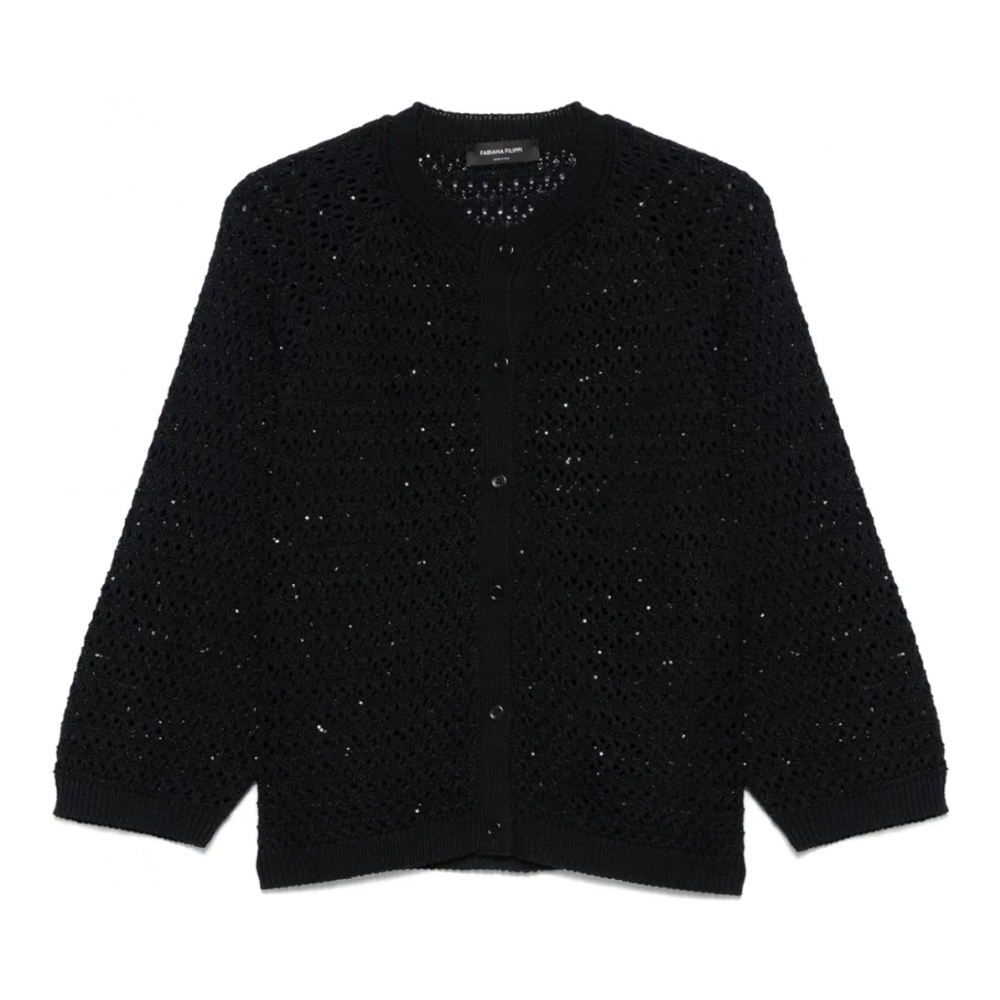 Cardigan 'Sequin-Embellished' pour Femmes