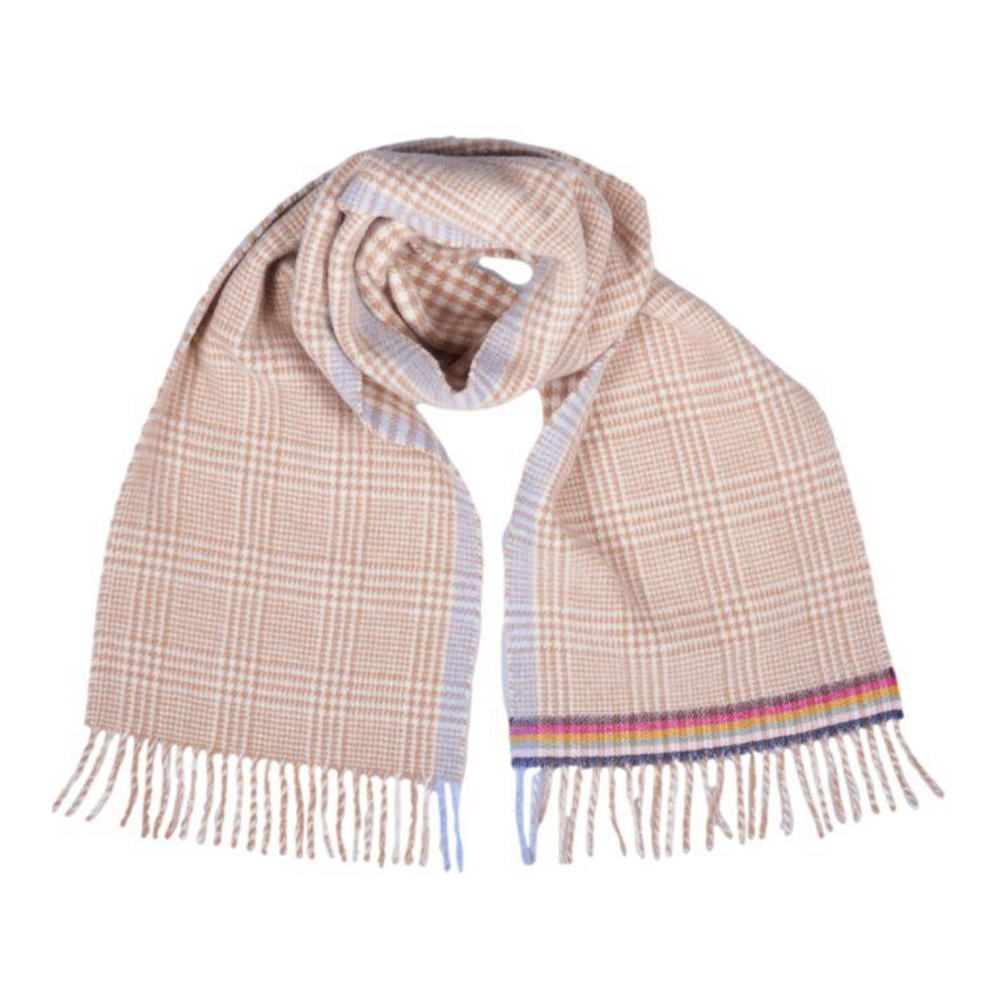 Écharpe en laine 'Prince Of Wales Check' pour Femmes