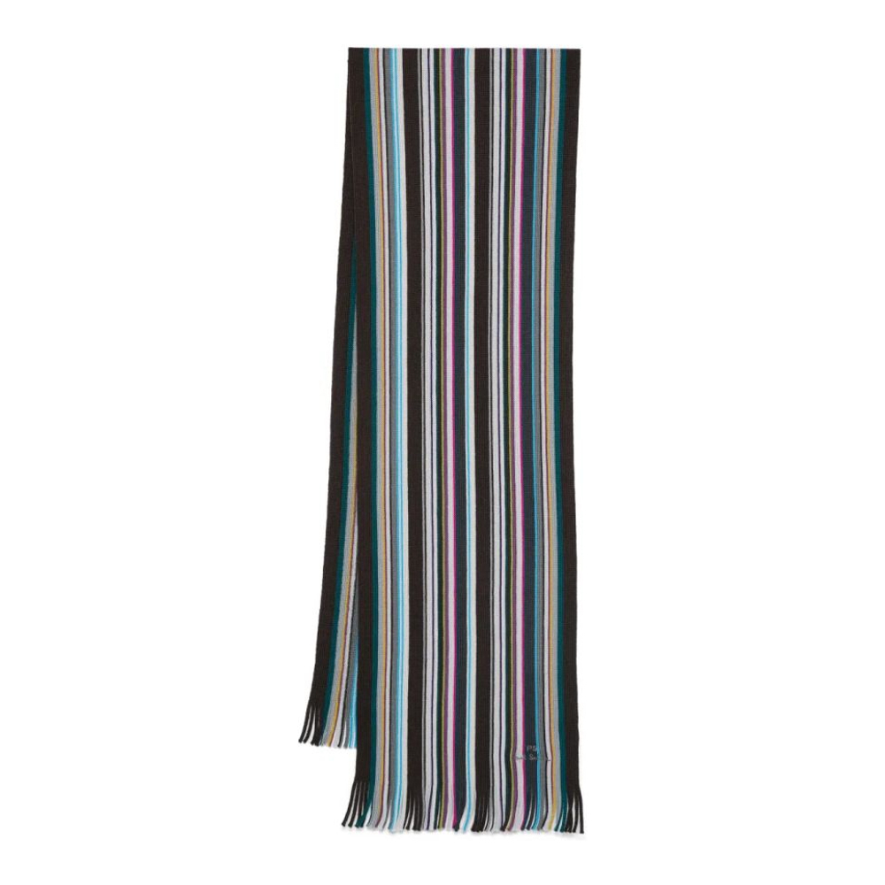 Écharpe en laine 'Striped' pour Hommes