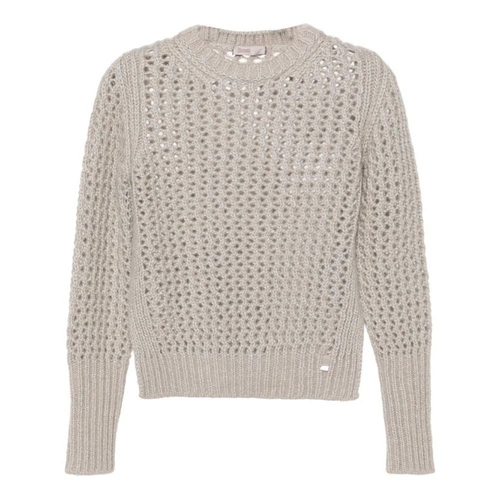 Pull 'Lurex Open-Knit' pour Femmes