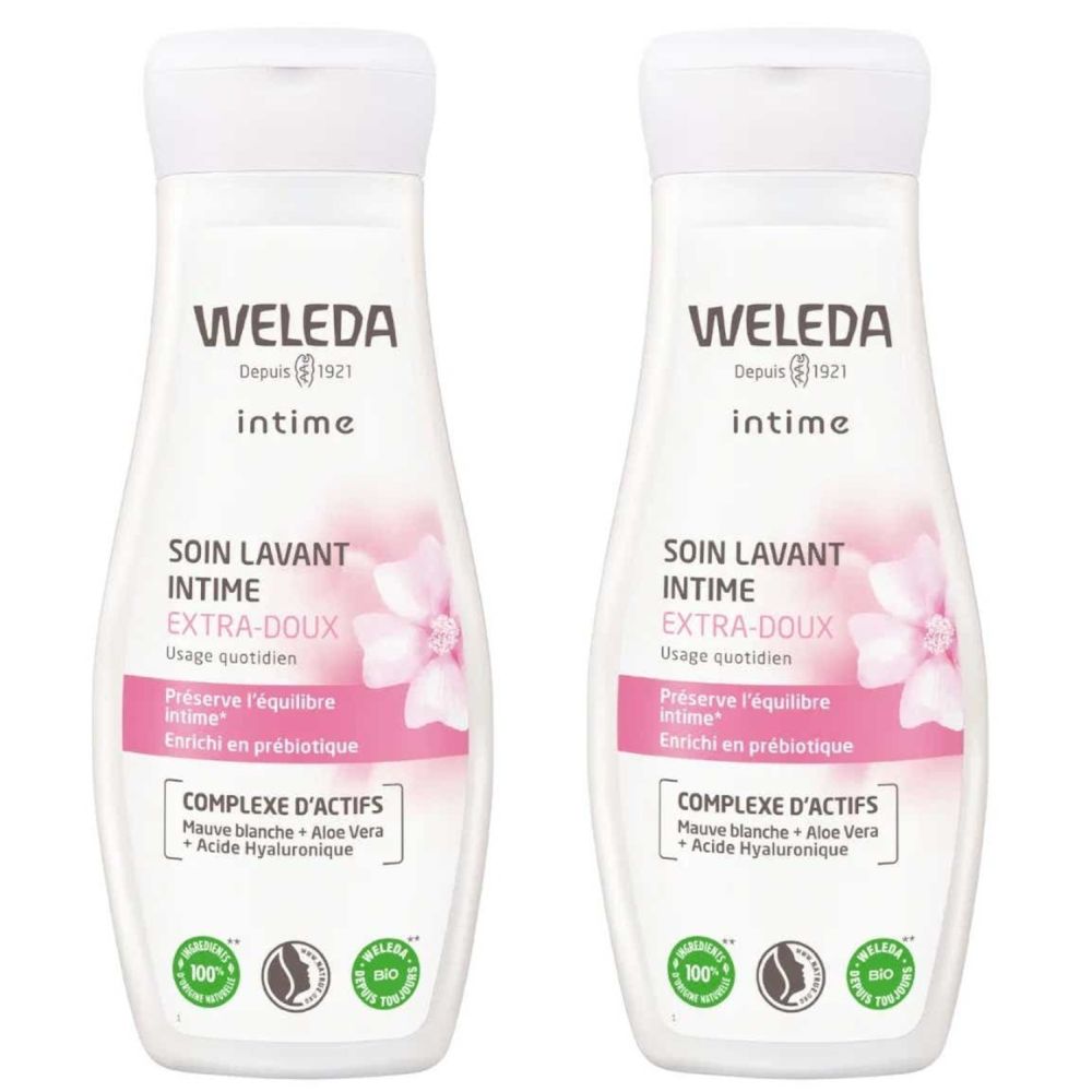 'Gentle' Intimate Cleansing Gel - 200 ml, 2 Pieces