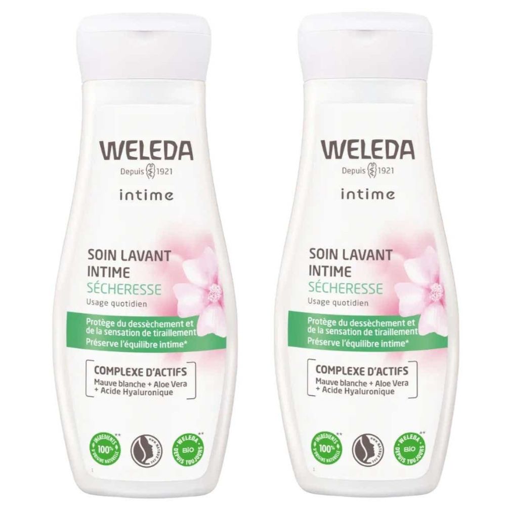 Duo Soin Lavant Intime Sécheresse  - 200 ml, 2 Pièces