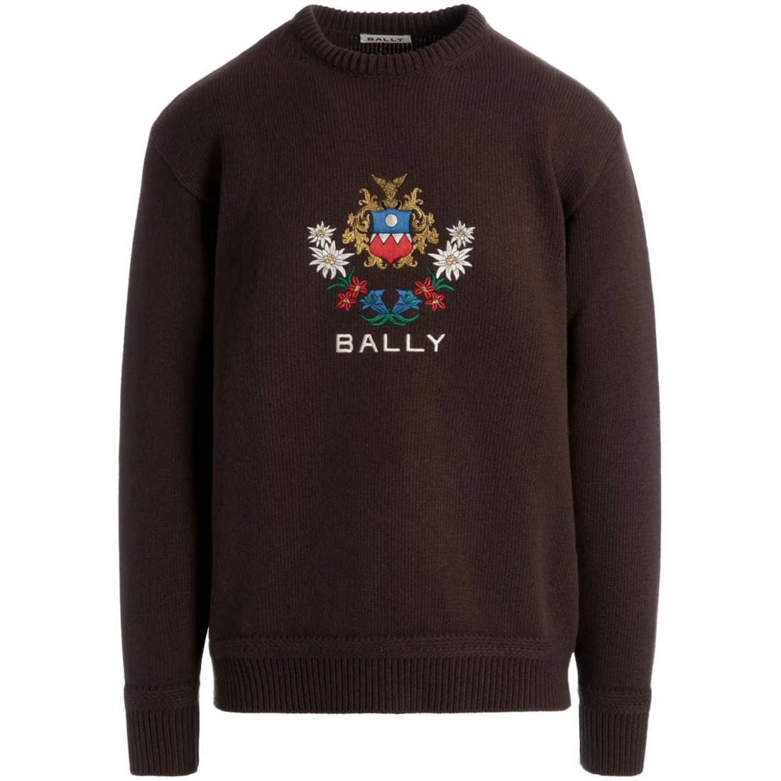 Men's 'Alpine Flowers-Embroidery' Sweatshirt