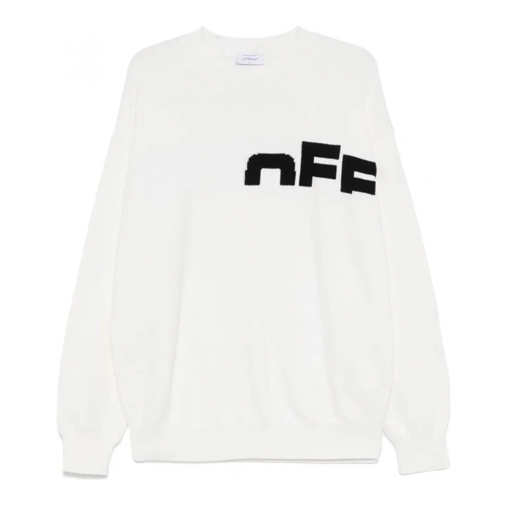 Men's 'Intarsia-Knit Logo' Sweater