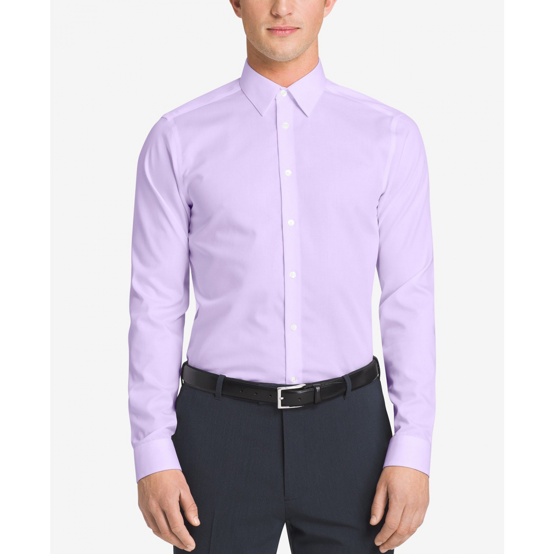 Chemise 'Slim-Fit Non-Iron Herringbone' pour Hommes