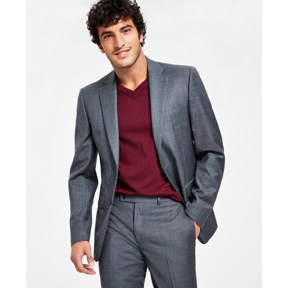 Veste de Costume 'Slim-Fit Stretchs' pour Hommes