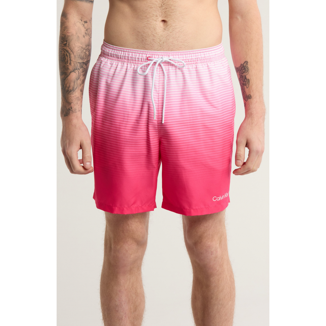 Men's 'Gradient Stripe' Swimming Trunks
