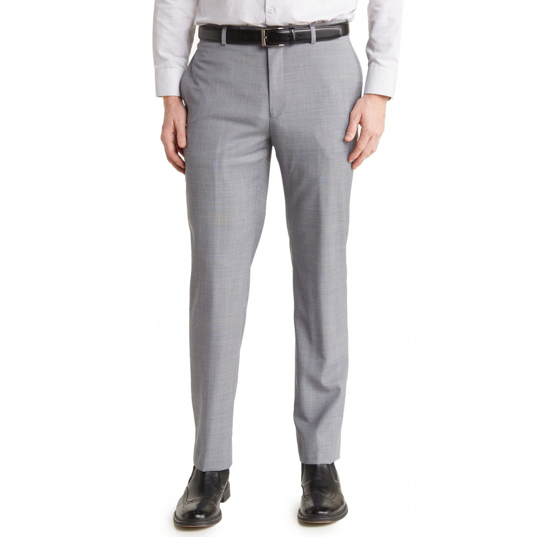 Men's 'Medium Grey Slim Stretch' Suit Trousers