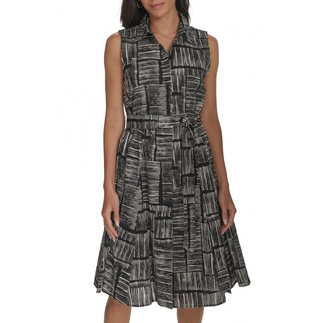 Women's 'Sleeveless A-Line' Shirtdress