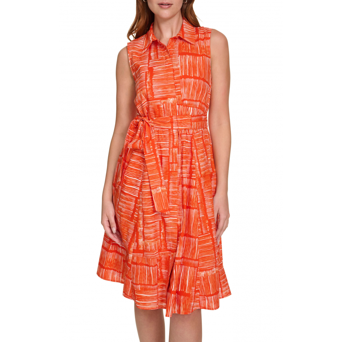 Women's 'Sleeveless A-Line' Shirtdress