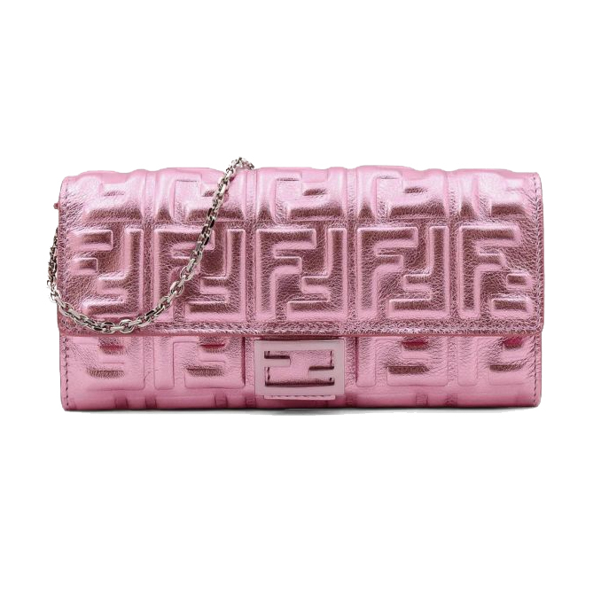 Women's 'Continental Baguette' Chain Wallet