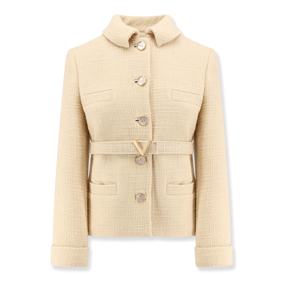 Blazer 'V Gold Buckle' pour Femmes