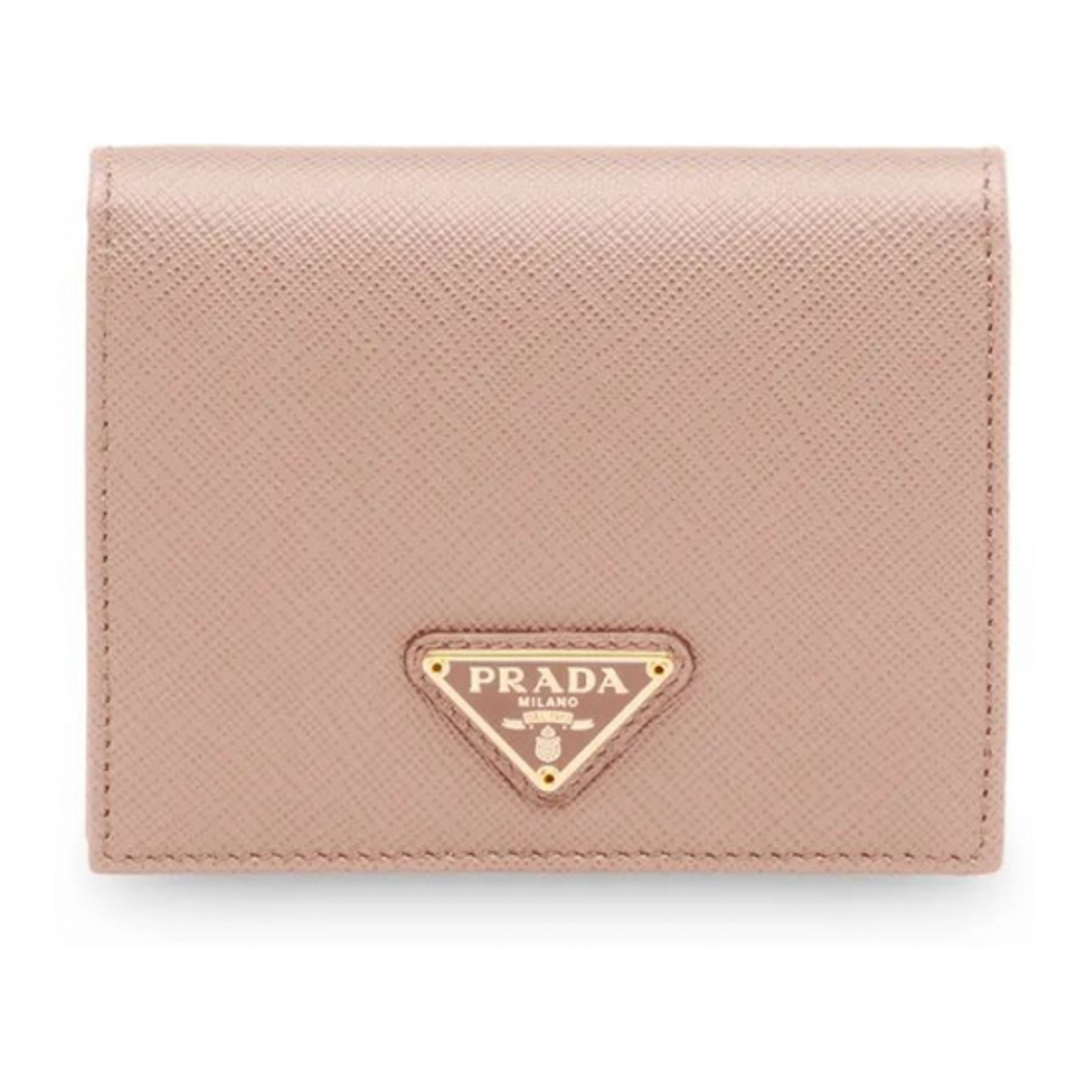 Women's 'Small Saffiano Bi-Fold' Wallet