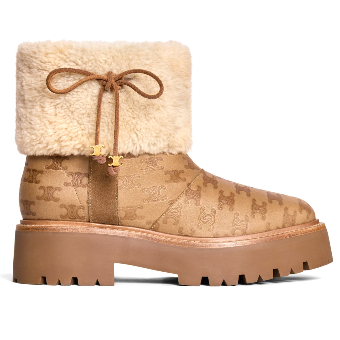 Bottines 'Bulky Cropped Triomphe' pour Femmes