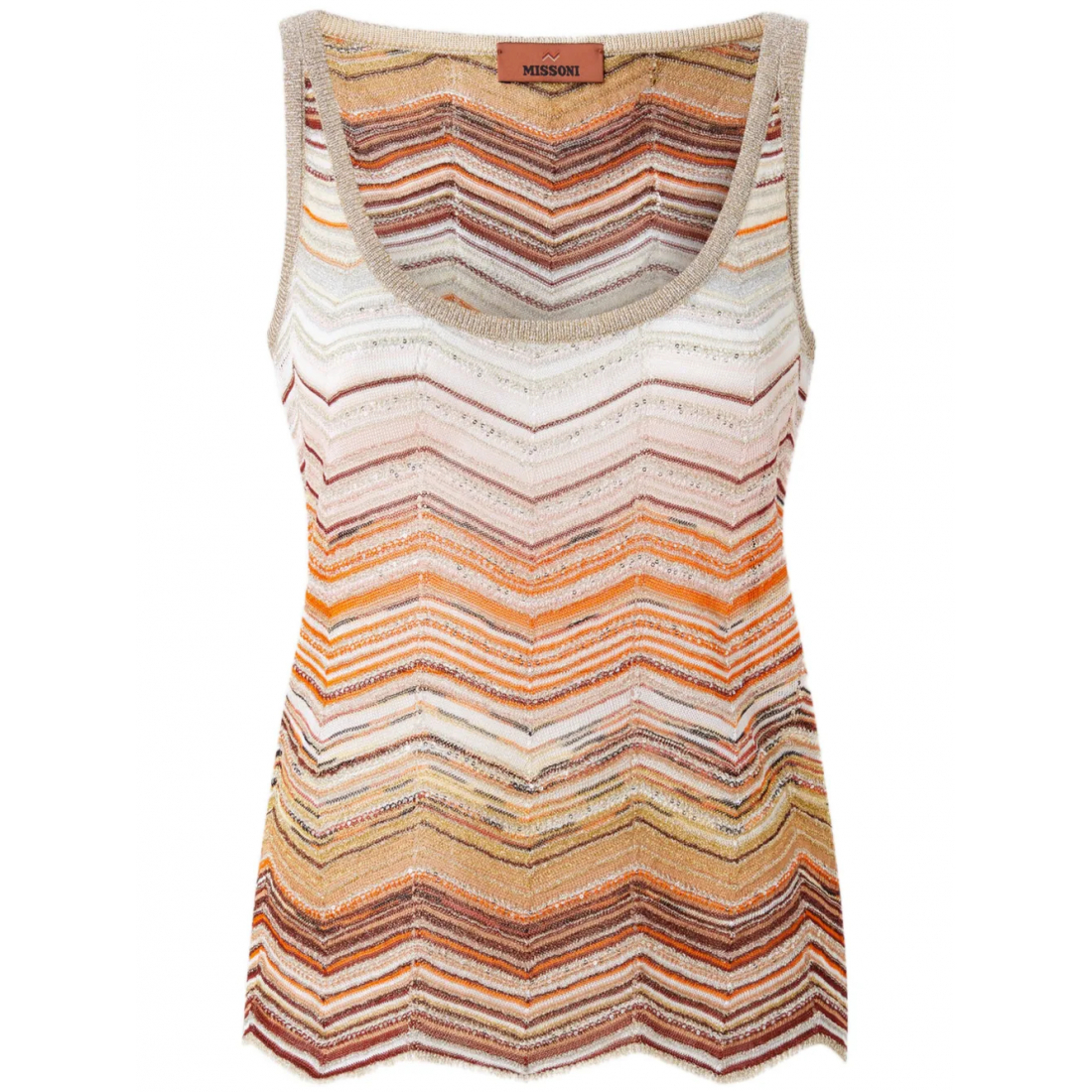 Débardeur 'Chevron Lamé' pour Femmes