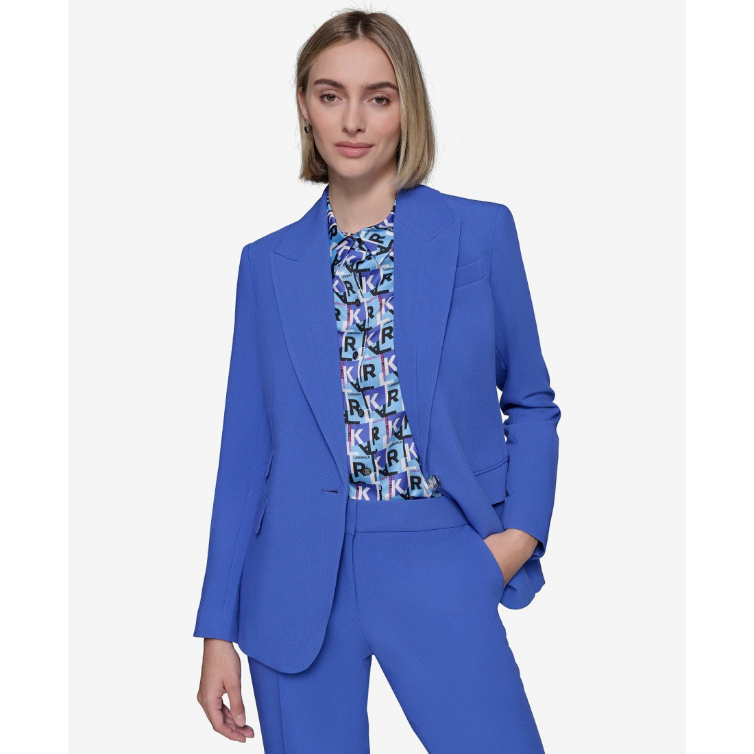 Blazer 'KARL LAGERFLED PARIS One-Button' pour Femmes