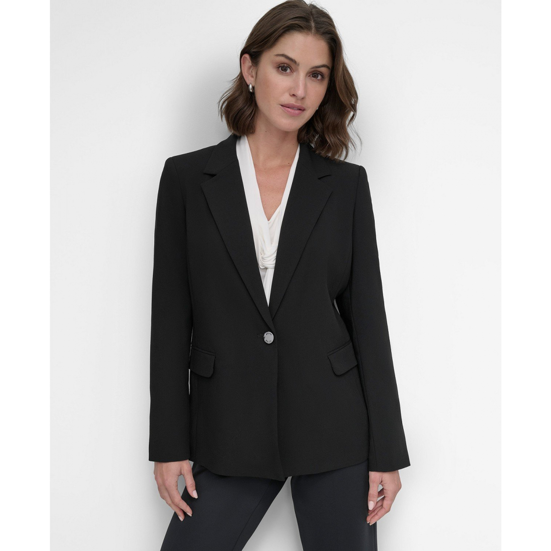 Blazer 'Chain Belted One-Button' pour Femmes