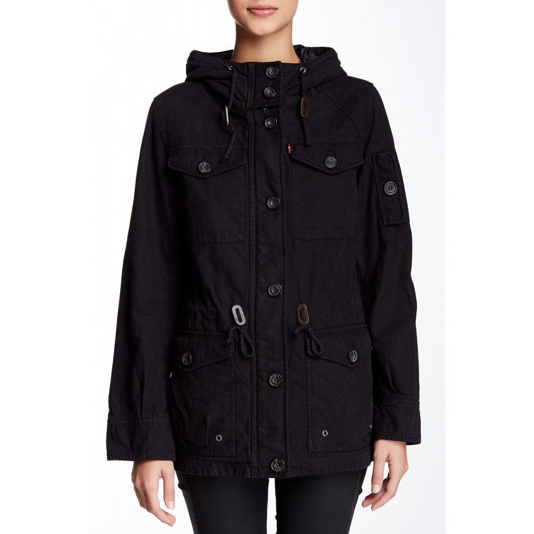 Veste 'Hooded Military' pour Femmes