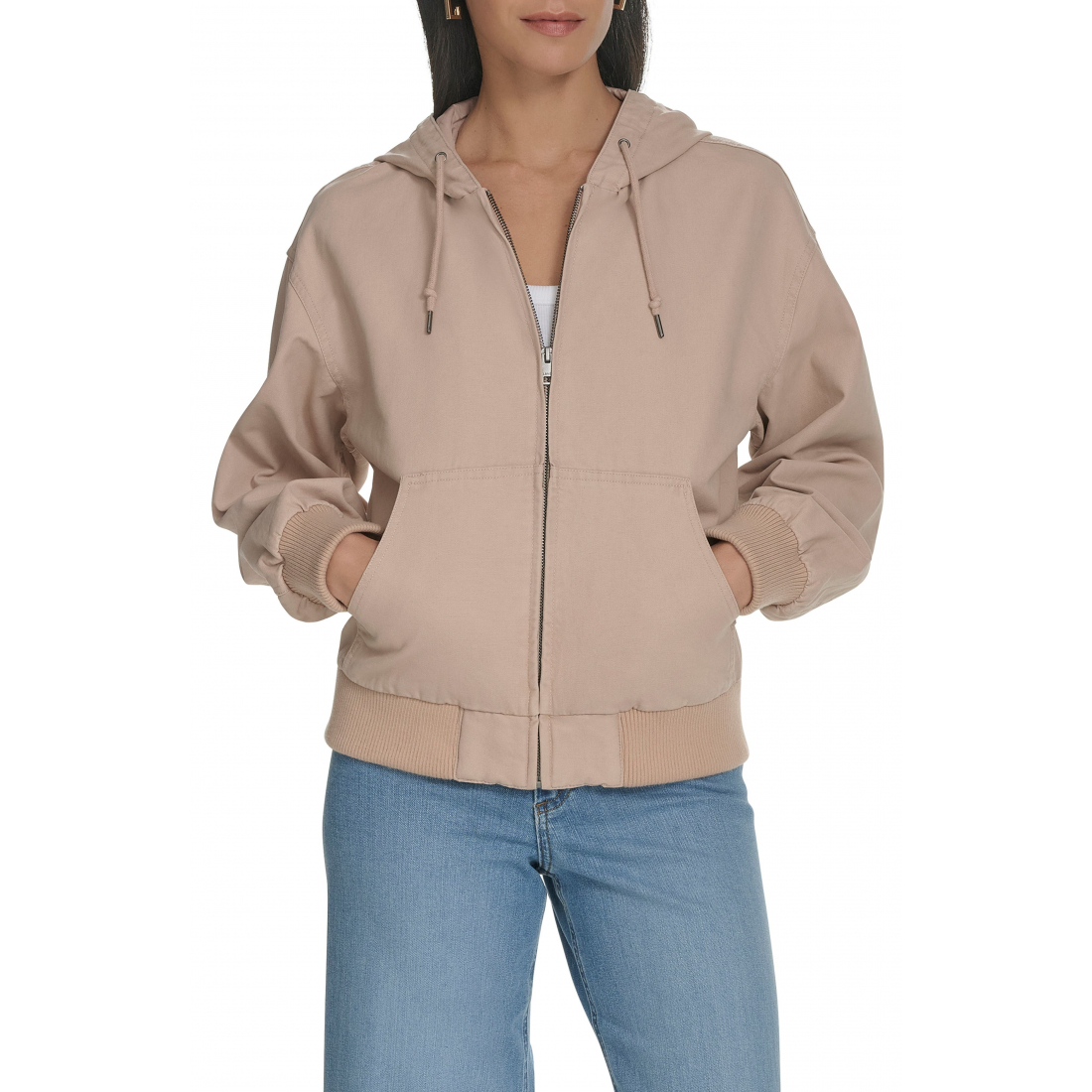 Sweatshirt à capuche  'Zip Work' pour Femmes