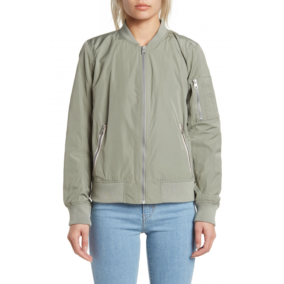 Blouson bomber 'MA-1 Satin' pour Femmes