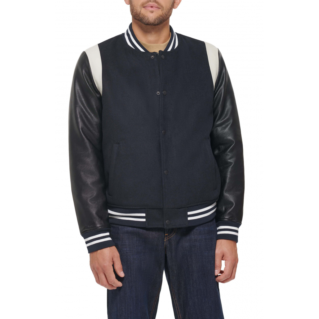 Blouson bomber 'Water Resistant Letterman' pour Hommes