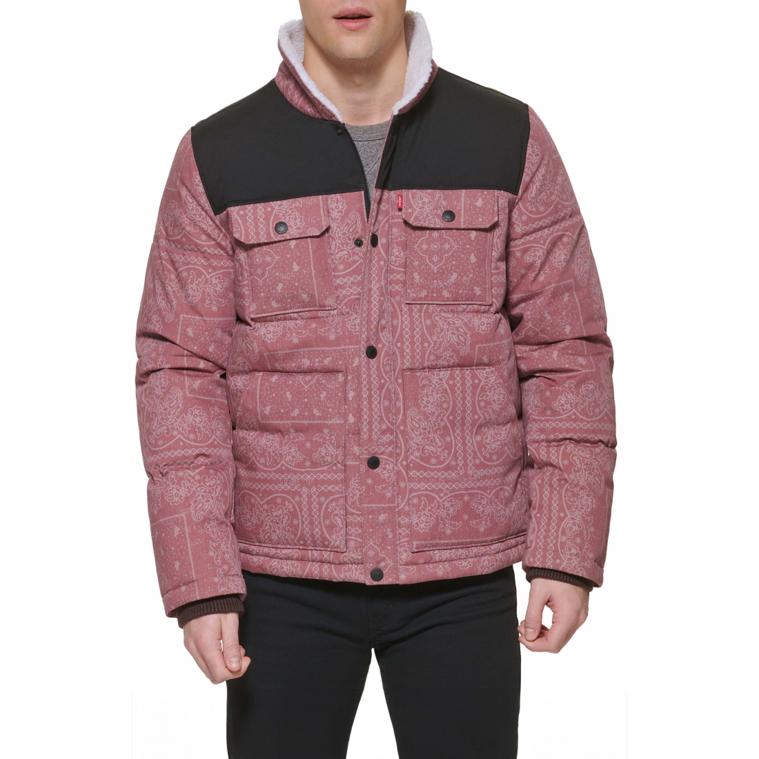 Veste matelassée 'Woodsman High Pile Fleece' pour Hommes
