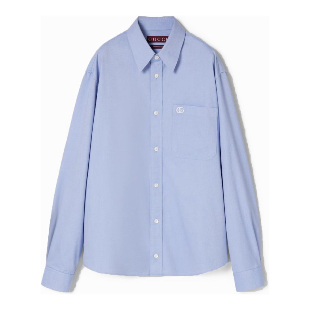 Chemise 'Embroidered Oxford' pour Hommes