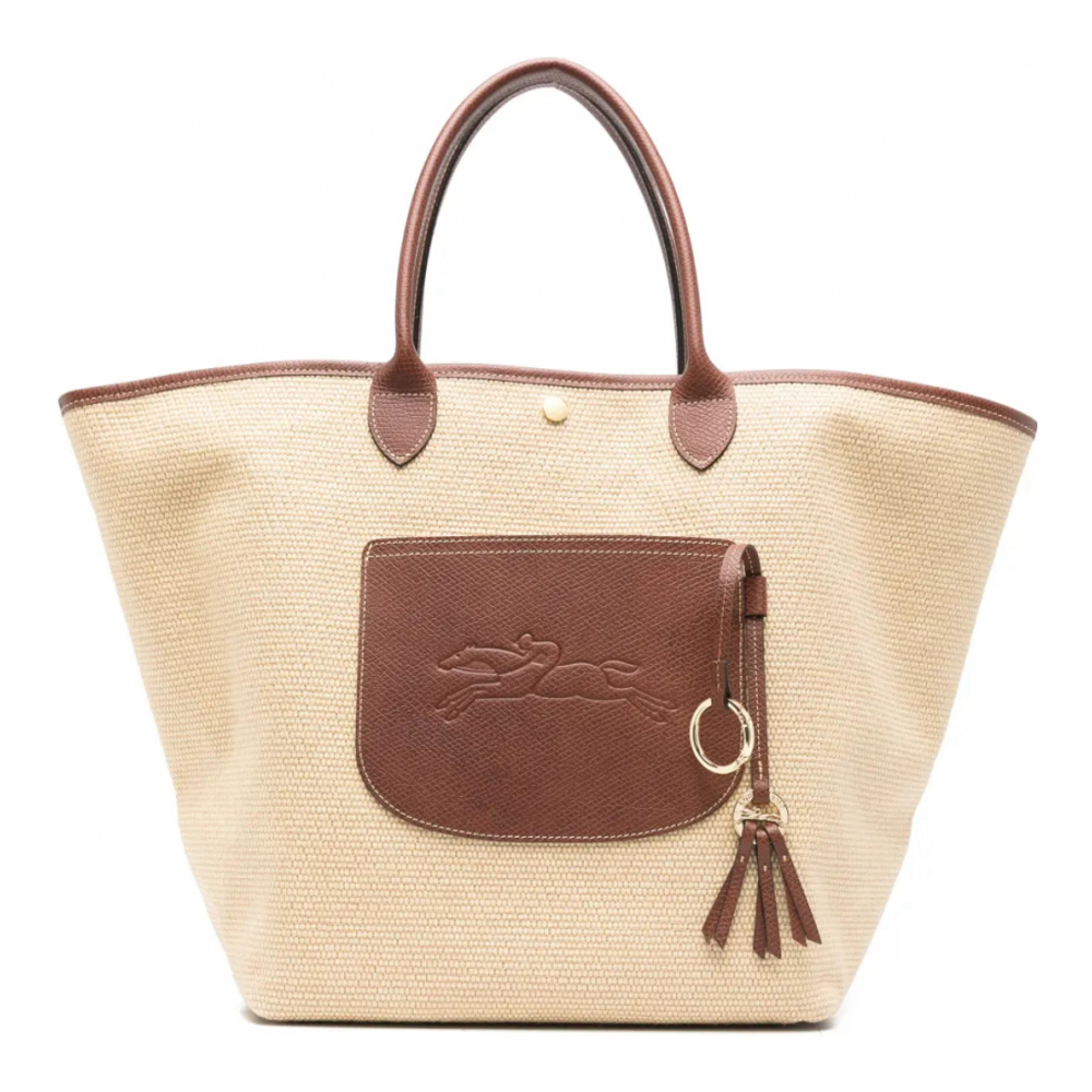 Women's 'Large Le Pliage Collection Basket' Tote Bag