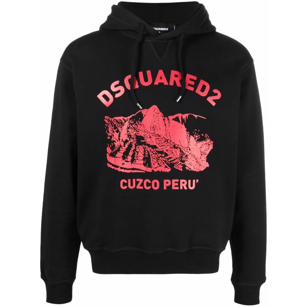 Sweatshirt à capuche  'Logo-Print' pour Hommes